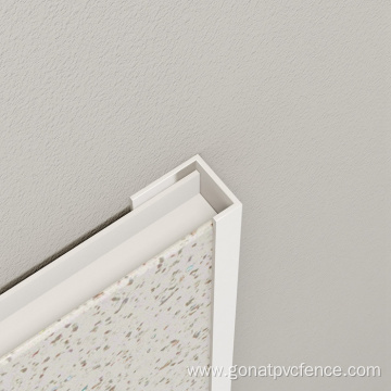 End Cap PVC Trims for PVC Wall Panel